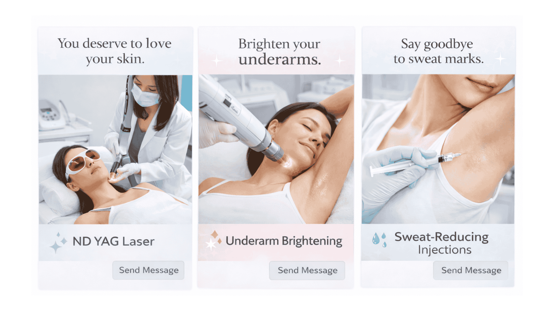Media Rocketz - Case Study - Spa Aesthetic Clinic - Sample ad images